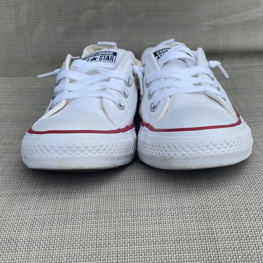 Converse Chuck Taylor All Star Shoreline White Slip On Sneakers 537084F Womens 8 - Picture 6 of 9